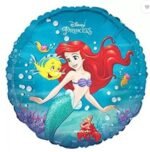 MPS MY PARTY SUPPLIERS Set of 6 Princess Round Balloons with Back drop, Princess Balloons, Princess theme foil Balloon Birthday and princess theme party, fairy theme balloons - Image 5