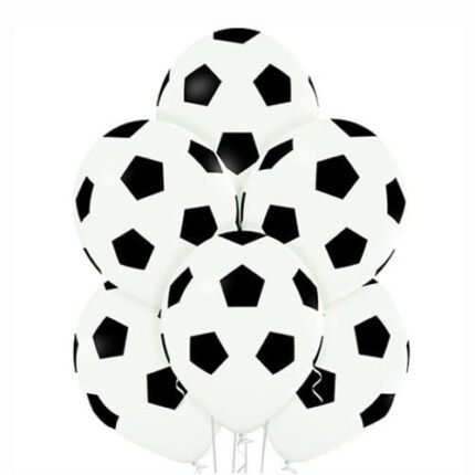 MPS MY PARTY SUPPLIERSĀ® Foorball Latex Balloons, 10 Pieces Football Themed Balloons Soccer Set Sports Football Print Balloons Birthday Party, Sports Theme Decoration, Soccer Theme Balloons