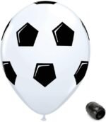 MPS MY PARTY SUPPLIERS® Foorball Latex Balloons, 10 Pieces Football Themed Balloons Soccer Set Sports Football Print Balloons Birthday Party, Sports Theme Decoration, Soccer Theme Balloons - Image 3