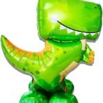 MPS MY PARTY SUPPLIERS Large Dinosaur Balloons, Giant Self Standing Dinosaur Foil Balloons for Dinosaur Birthday Party Supplies Decorations, Jungle theme Decoration, Animal balloons