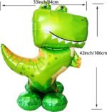 MPS MY PARTY SUPPLIERS Large Dinosaur Balloons, Giant Self Standing Dinosaur Foil Balloons for Dinosaur Birthday Party Supplies Decorations, Jungle theme Decoration, Animal balloons - Image 3