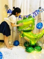 MPS MY PARTY SUPPLIERS Large Dinosaur Balloons, Giant Self Standing Dinosaur Foil Balloons for Dinosaur Birthday Party Supplies Decorations, Jungle theme Decoration, Animal balloons - Image 4