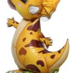 MPS MY PARTY SUPPLIERS Large Dinosaur Balloons, Giant Self Standing Dinosaur Foil Balloons for Dinosaur Birthday Party Supplies Decorations, Jungle theme Decoration, Animal balloons