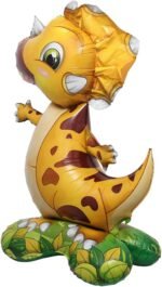 MPS MY PARTY SUPPLIERS Large Dinosaur Balloons, Giant Self Standing Dinosaur Foil Balloons for Dinosaur Birthday Party Supplies Decorations, Jungle theme Decoration, Animal balloons