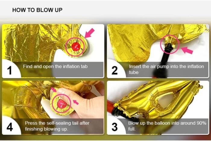 MPS MY PARTY SUPPLIERS Large Dinosaur Balloons, Giant Self Standing Dinosaur Foil Balloons for Dinosaur Birthday Party Supplies Decorations, Jungle theme Decoration, Animal balloons - Image 7