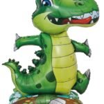 MPS MY PARTY SUPPLIERS Large Dinosaur Balloons, Giant Self Standing Dinosaur Foil Balloons for Dinosaur Birthday Party Supplies Decorations, Jungle theme Decoration, Animal balloons