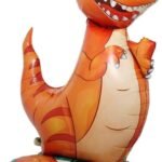 MPS MY PARTY SUPPLIERS Large Dinosaur Balloons, Giant Self Standing Dinosaur Foil Balloons for Dinosaur Birthday Party Supplies Decorations, Jungle theme Decoration, Animal balloons