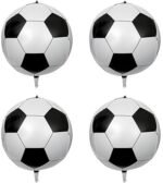 MPS MY PARTY SUPPLIERSĀ® 1pc 22inch football foil balloons Sports theme Football Shape Foil Balloons for Kids Sports Themed Birthday Decor Goal theme Celebrations Soccer Football Theme Party Decoration - Image 5