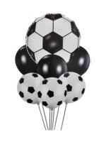 MPS MY PARTY SUPPLIERS® 7 pcs Soccer Balloons Set, football balloon Set, Football Party Supplies Balloons for Birthday Decoration Football and Star Balloon Set Game Theme Decoration, Foorball Balloon Set