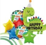 MPS MY PARTY SUPPLIERS® Set of 7 Dinosaur Foil Balloons, Dinosaur Balloons for Dinosaur Theme Birthday Supplies Decorations, Dino Balloon for Birthday Decoration, Dino Theme Party Balloons - Image 4