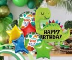 MPS MY PARTY SUPPLIERS® Set of 7 Dinosaur Foil Balloons, Dinosaur Balloons for Dinosaur Theme Birthday Supplies Decorations, Dino Balloon for Birthday Decoration, Dino Theme Party Balloons - Image 5