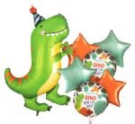MPS MY PARTY SUPPLIERS® Set of 7 Dinosaur Foil Balloons, Dinosaur Balloons for Dinosaur Theme Birthday Supplies Decorations, Dino Balloon for Birthday Decoration, Dino Theme Party Balloons