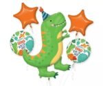 MPS MY PARTY SUPPLIERS® Set of 7 Dinosaur Foil Balloons, Dinosaur Balloons for Dinosaur Theme Birthday Supplies Decorations, Dino Balloon for Birthday Decoration, Dino Theme Party Balloons - Image 3
