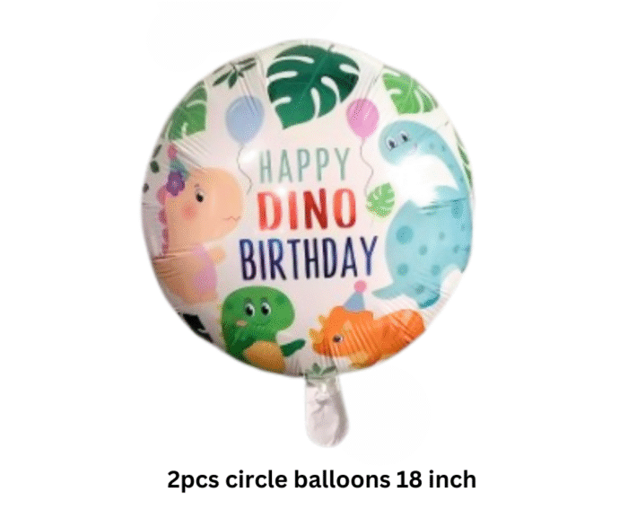 MPS MY PARTY SUPPLIERS® Set of 5 Dinosaur Foil Balloons, Dinosaur Balloons for Dinosaur Theme Birthday Supplies Decorations, Dino Balloon for Birthday Decoration, Dino Theme Party Balloons - Image 4