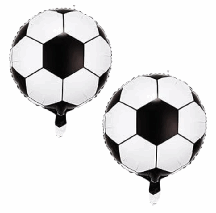 MPS MY PARTY SUPPLIERS® Set of 5 jersey and football foil balloons, Soccer Team Blue T-shirt Balloons, Football Theme Birthday Decor, sports Theme, blue star balloon, Soccer Balloons with Jersey - Image 4