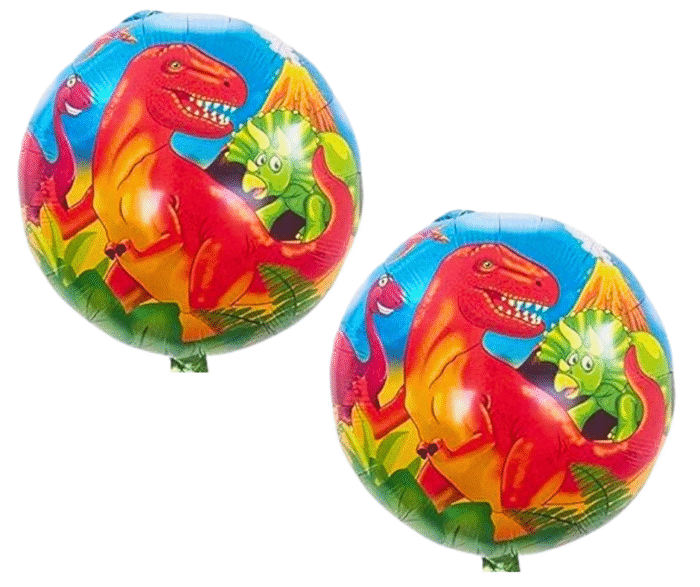 MPS MY PARTY SUPPLIERS® Set of 5 Dinosaur Foil Balloons, Dinosaur Balloons for Dinosaur Theme Birthday Supplies Decorations, Dino Balloon for Birthday Decoration, Dino Theme Party Balloons - Image 4