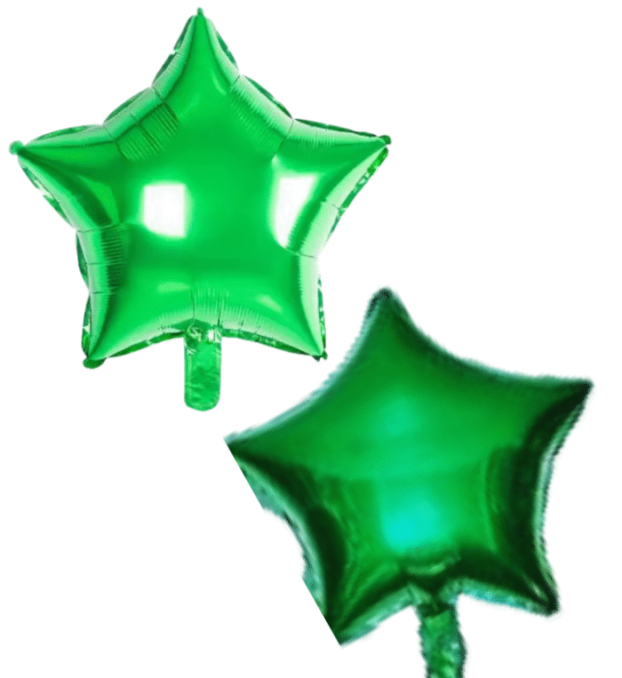 MPS MY PARTY SUPPLIERS® Set of 6 Champion trophy and football foil balloons, Football Shape Foil Balloons for Kids, Sports Theme, Green star balloon, Soccer Balloons, football theme decoration - Image 6