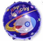 MPS MY PARTY SUPPLIERS®Set of 5 Rocket theme birthday Foil Balloon, Space Theme Birthday Decoration, Solar System Planet Balloons Galaxy Astronaut Theme Decor, space theme foil balloon rocket - Image 4