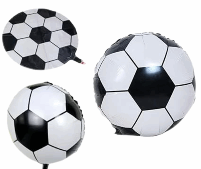 MPS MY PARTY SUPPLIERS® 1pc 22inch football foil balloons Sports theme Football Shape Foil Balloons for Kids Sports Themed Birthday Decor Goal theme Celebrations Soccer Football Theme Party Decoration - Image 6