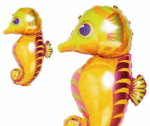 MPS MY PARTY SUPPLIERS® 1pc Seahorse Foil Balloon, Water Animals Balloons Ocean Foil Balloons, Sea horse Animal Balloon for Children Under The Sea Themed Party Decorations - Image 3
