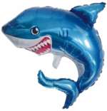 MPS MY PARTY SUPPLIERS® 1pc Shark Foil Balloons Under The Sea Party Decorations for Ocean Shark Theme Party Decoration, Fish balloon