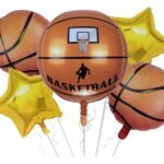 MPS MY PARTY SUPPLIERS® Basketball Balloon Bouquet | Sports Birthday Party Decorations | Basketball Party Supplies, Sports theme decoration, Basketball Balloons, Basket Ball theem Balloons