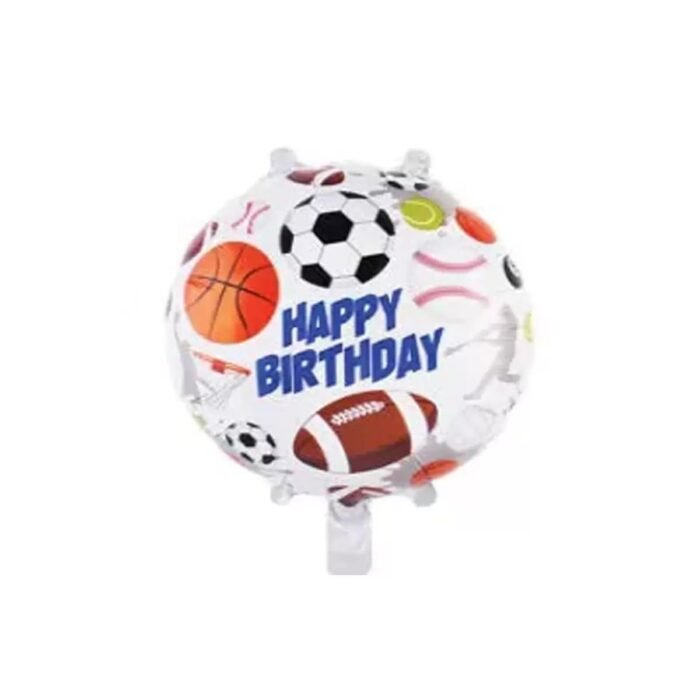 MPS MY PARTY SUPPLIERS® 5pcs Set Basketball Balloon Bouquet, NBA Basketball Bouquet Of Balloons, Sports Ball Shaped Aluminum Foil Balloon Set - Image 8