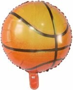 MPS MY PARTY SUPPLIERSĀ® 5pcs Set Basketball Balloon Bouquet, NBA Basketball Bouquet Of Balloons, Sports Ball Shaped Aluminum Foil Balloon Set - Image 6