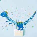 MPS MY PARTY SUPPLIERS® 1pc Birthday Banner, Dinosaur Party Supplies Decorations, Dinosaur Bunting Flag Garland for Kids Birthday Party, jungle Theme Birthday party, Birthday Hanging decoration ideas - Image 6
