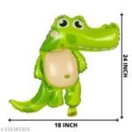 Jungle Theme Animal Foil Balloons (Crocodile) - Image 3