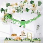 MPS MY PARTY SUPPLIERS®  1pc Birthday Banner, Dinosaur Party Supplies Decorations, Dinosaur Bunting Flag Garland for Kids Birthday Party, jungle Theme Birthday party, Birthday Hanging decoration ideas - Image 4