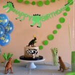 MPS MY PARTY SUPPLIERS®  1pc Birthday Banner, Dinosaur Party Supplies Decorations, Dinosaur Bunting Flag Garland for Kids Birthday Party, jungle Theme Birthday party, Birthday Hanging decoration ideas - Image 8