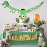 MPS MY PARTY SUPPLIERS®  1pc Birthday Banner, Dinosaur Party Supplies Decorations, Dinosaur Bunting Flag Garland for Kids Birthday Party, jungle Theme Birthday party, Birthday Hanging decoration ideas - Image 9