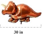 MPS MY PARTY SUPPLIERS® 1pc baby dinosaur balloon, Dinosaur Foil Balloons ideas for Dinosaur theme Party, balloon dinosaur cartoon, dinosaur balloon for kids (red) - Image 3