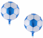 MPS MY PARTY SUPPLIERS® Set of 5 soccer jersey and football foil balloons, Soccer Team red-Blue T-shirt Balloons, Football Theme Birthday Decor, sports Theme, Soccer Ball Balloons with Jersey - Image 5