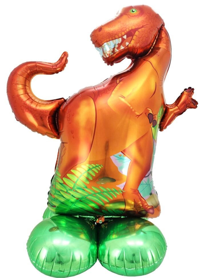 MPS MY PARTY SUPPLIERS Large Dinosaur Balloons, Giant Self Standing Dinosaur Foil Balloons for Dinosaur Birthday Party Supplies Decorations, Jungle theme Decoration, Animal balloons - Image 1