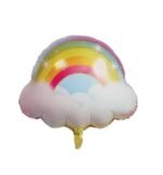 MPS My Party Suppliers Rainbow Cloud Foil Balloon Decoration, Essentials for kids Birthday Party Decoration, Baby shower Decor, Rainbow Balloons, Multicolor, Cloud Balloons, Party Props - Image 6