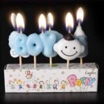 MPS MY PARTY SUPPLIERSĀ® Set of 5 Fancy Birthday Cake Candles for Kids, Candles for Cake Decoration (boy) - Image 5