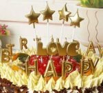 MPS MY PARTY SUPPLIERS® Set of 4 Birthday Candles for Cake Cartoon Candles Set for Gifting & Home use (Golden Star) - Image 3