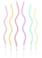 MPS MY PARTY SUPPLIERSĀ® 1pack Candles for Cake Decoration, Cake Candles for Special Occasions Birthday Anniversary Wedding Valentine's Day Graduation Day Celebration (Pastel Colors)