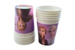 MPS MY PARTY SUPPLIERSĀ® Combo Set of Frozen Paper Plates, Napkins and Glasses, Disposable Cartoon Plates for Parties, Tableware Disposable Paper Plates Glasses Napkins, Serves 10 - Image 3