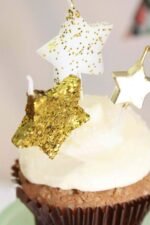 MPS MY PARTY SUPPLIERS® Set of 4 Birthday Candles for Cake Cartoon Candles Set for Gifting & Home use (Golden Star) - Image 4