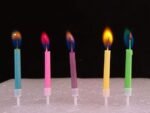 MPS MY PARTY SUPPLIERS® Set of 5 Fancy Birthday Cake Candles for Kids, Candles for Cake Decoration (Multicolor) - Image 2
