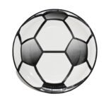 Football Party Supplies Decorations, Kids Birthday Paper Plates and Napkin Set Disposable Party Dessert Dinnerwares, Soccer Theme, Plate, Glass & Napkins, Soccer Party Supplies Decorations - Image 2