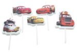 MPS MY PARTY SUPPLIERS® Set of 5 Car Birthday Candles for Car Birthday Decorations, Cake Candles for Kids, Cake Topper for Cake Decoration (red car) - Image 2