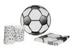 Football Party Supplies Decorations, Kids Birthday Paper Plates and Napkin Set Disposable Party Dessert Dinnerwares, Soccer Theme, Plate, Glass & Napkins, Soccer Party Supplies Decorations