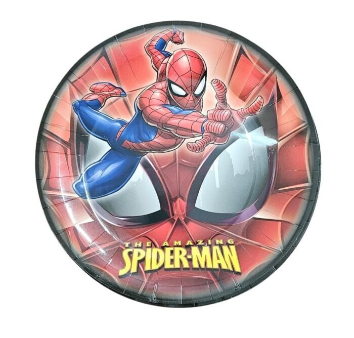 MPS MY PARTY SUPPLIERS® Combo Set of Spiderman 10 Paper Plates, 10 Glasses and 10 Napkins, Tableware Disposable Cartoon Paper Plates for Parties, Spiderman Themed Birthday Decoration - Image 5