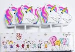MPS MY PARTY SUPPLIERSĀ® Set of 5 Birthday Cake Candles for Kids, Cake Topper for Cake Decoration (Unicorn)