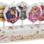 MPS MY PARTY SUPPLIERS® Set of 5 Birthday Cake Candles for Kids, Cake Topper for Cake Decoration (paw)
