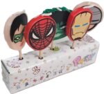 MPS MY PARTY SUPPLIERS® Set of 5 Superhero Party Candles, Birthday Cake Candles for Kids, Superhero Theme Cake Topper for Cake Decoration (Superhero) - Image 4